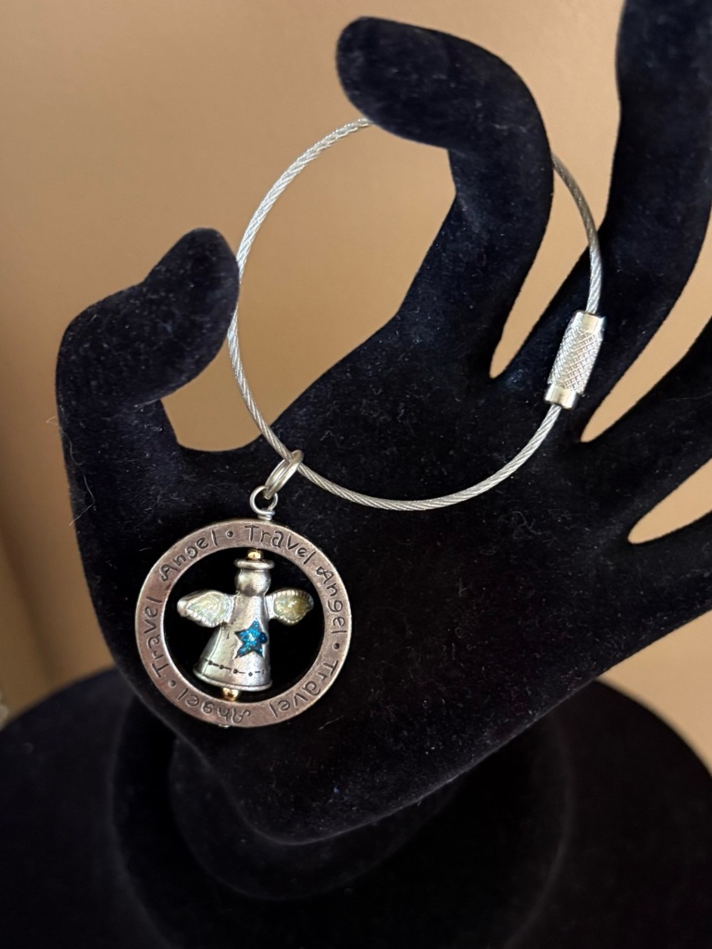 Travel Angel Silver Charm Accessory ❣️